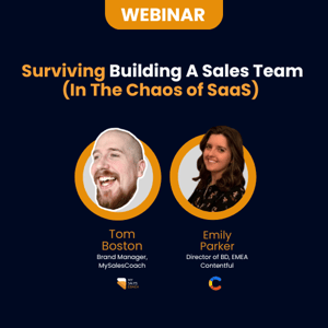 Surviving Building A Sales Team (In The Chaos of SaaS)